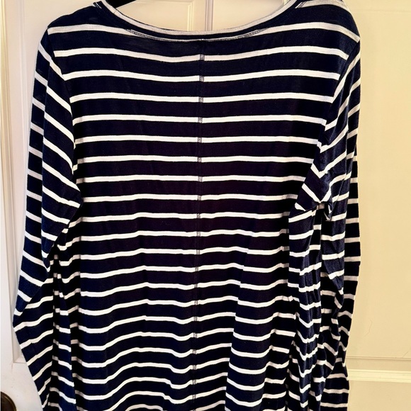 Caslon Navy and White Striped Women's Top - Picture 2 of 2
